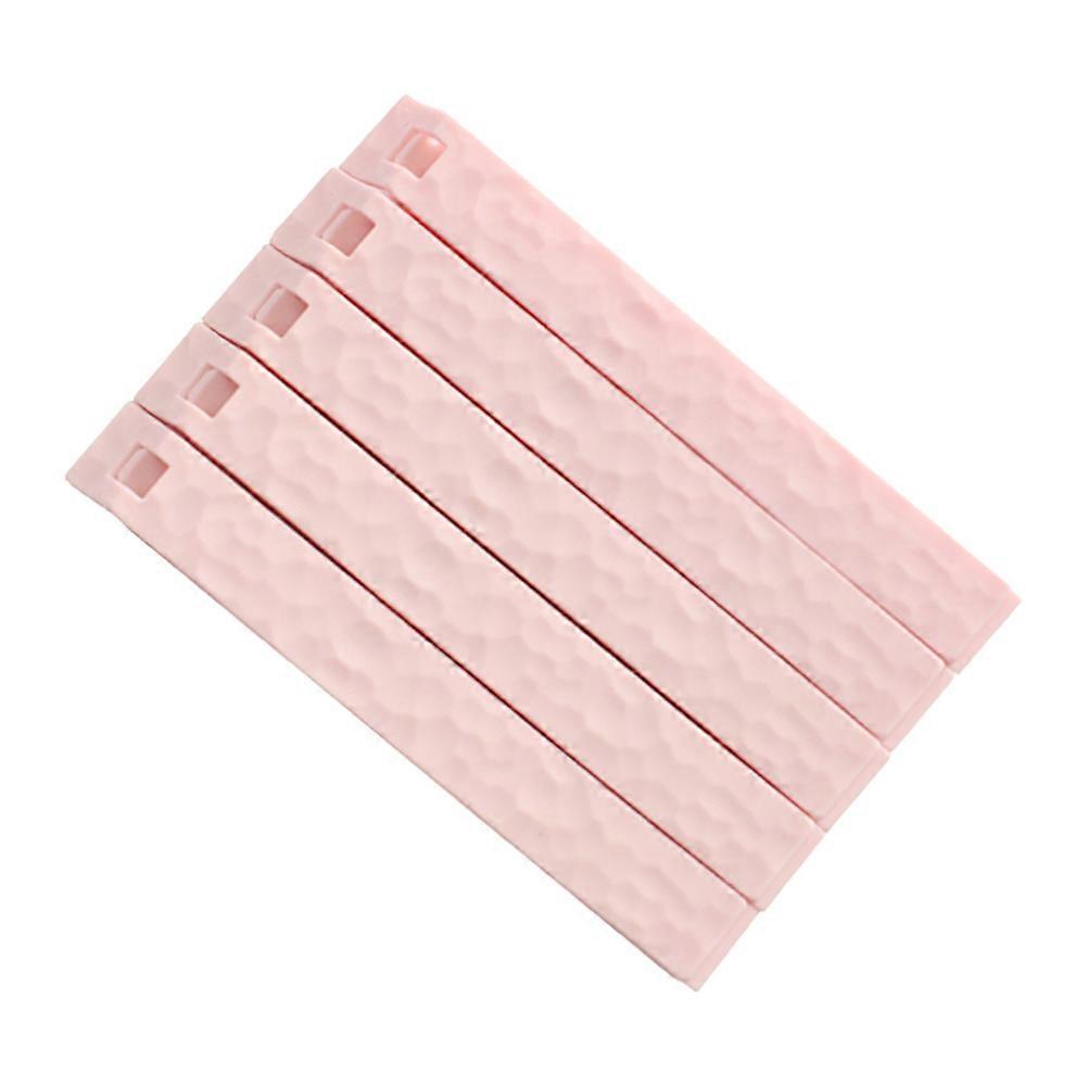 Small Sealing Clips Food Storage Sealing Clip Sturdy Construction 15Pcs Pink