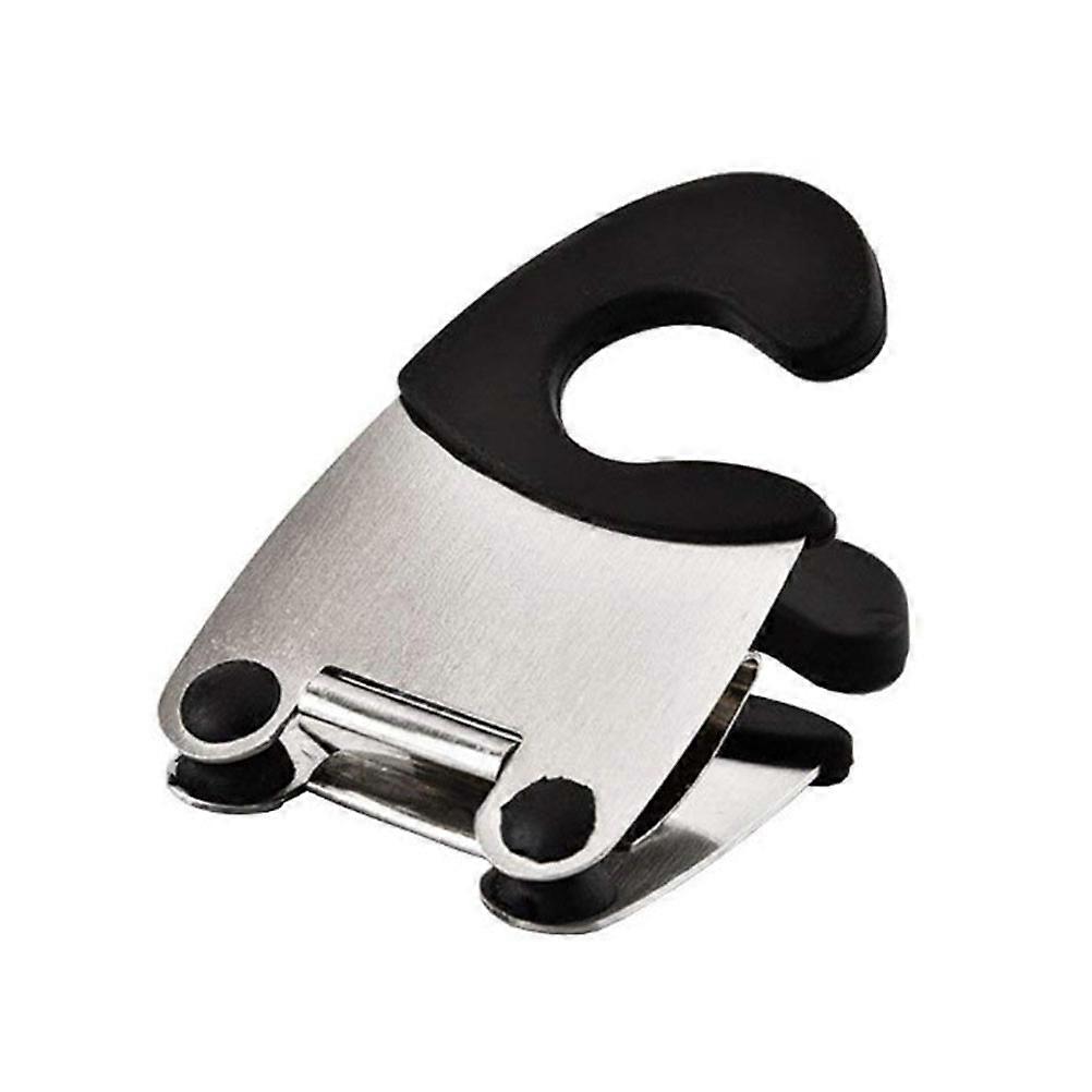Stainless Steel Pot Spoon Holder Flex Clips Spoon Rest Anti Scald Soup Pot Fixed Clamp 1 Set Random Color