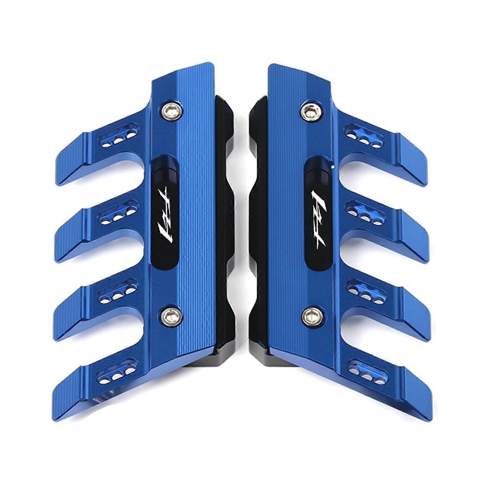 Motorcycle CNC fender side protection block for Yamaha FZ1 FZ1N (Color: Blue)