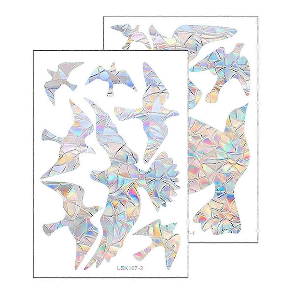 1 Set Rainbow Prism Adhesive Glass Sticker for Bird Protection Window Decal Anti Collision Window Cling