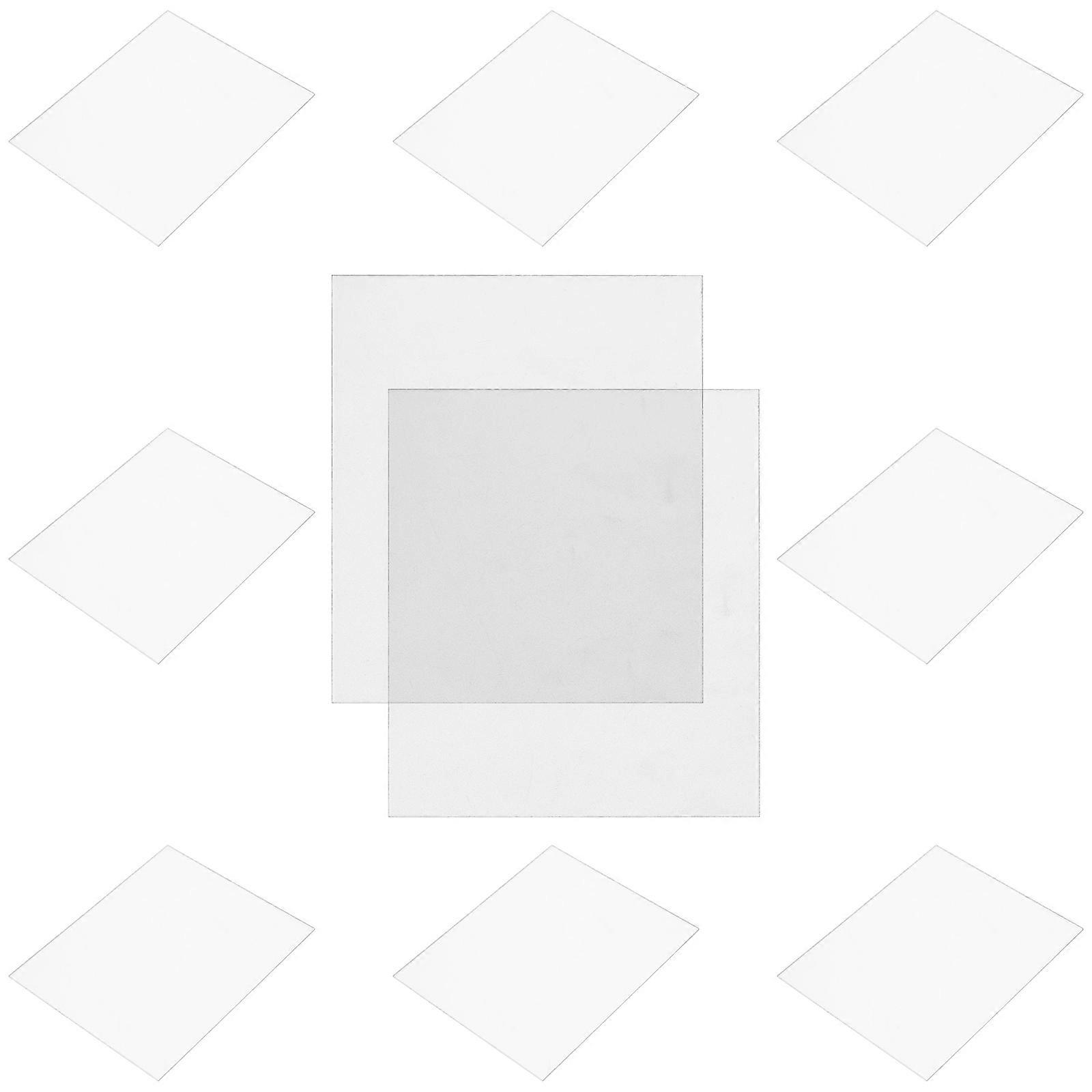 Welding Protective Lens Replacement 10Pcs Square Shape For Welding 11X9CM White