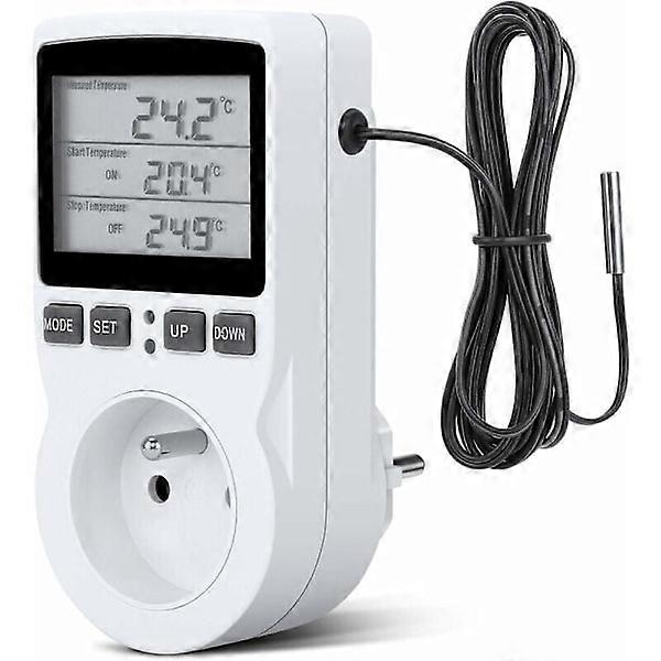 Thermostat Socket, Digital Timer Socket, Programmable Digital Socket with Probe, Programmable Digital Timer