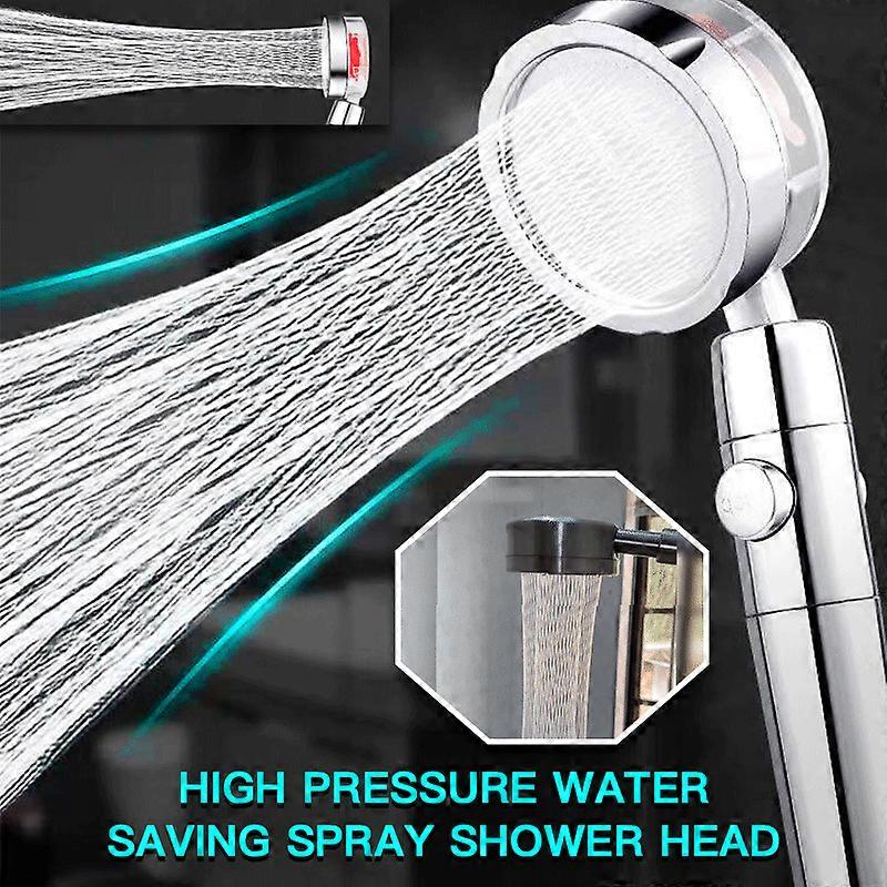 Economical Water Consumption & High Pressure 360 Spray Head Rotated Rainfall Shower Head Bathroom Manual Pressurized Power Shower