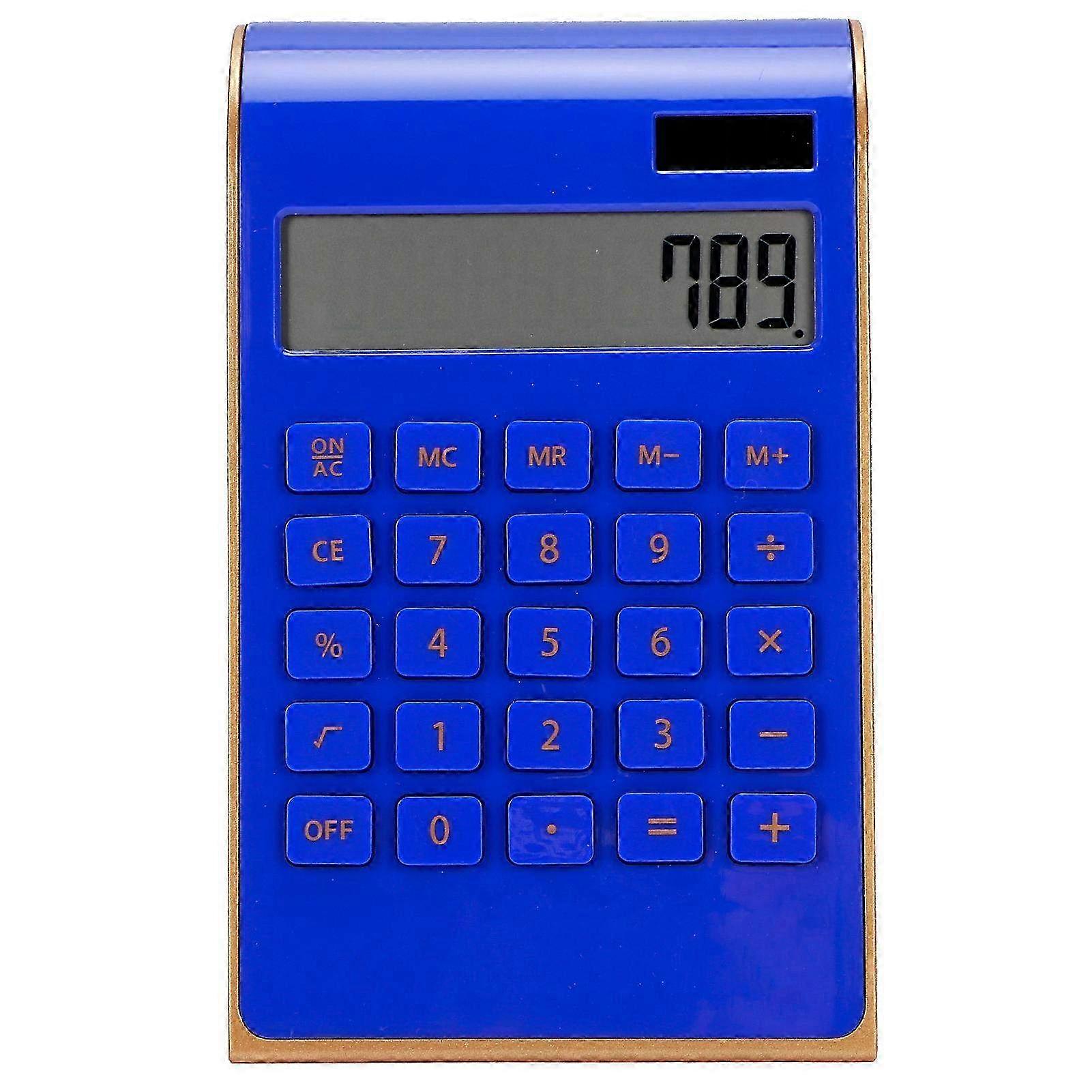 Ultra-Thin 10-Digit Solar Power Calculator for Home, Office & Business - Portable LCD Display for Easy Calculations