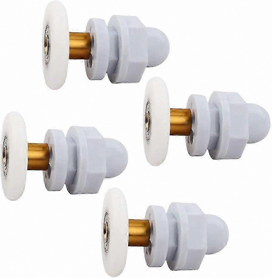 Sliding Shower Door Rollers - 4 Pack Replacement Wheels for Smooth Operation