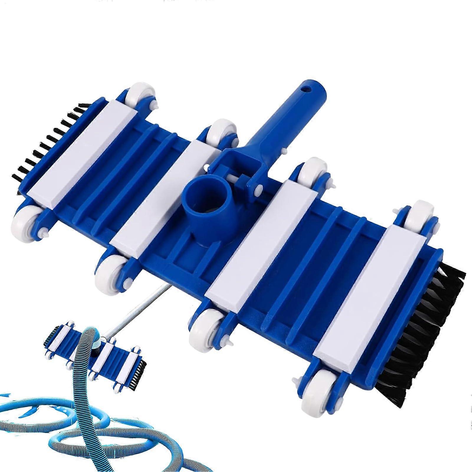 Pool Vacuum Brush Head Replacement with Strong Suction for Algae & Debris