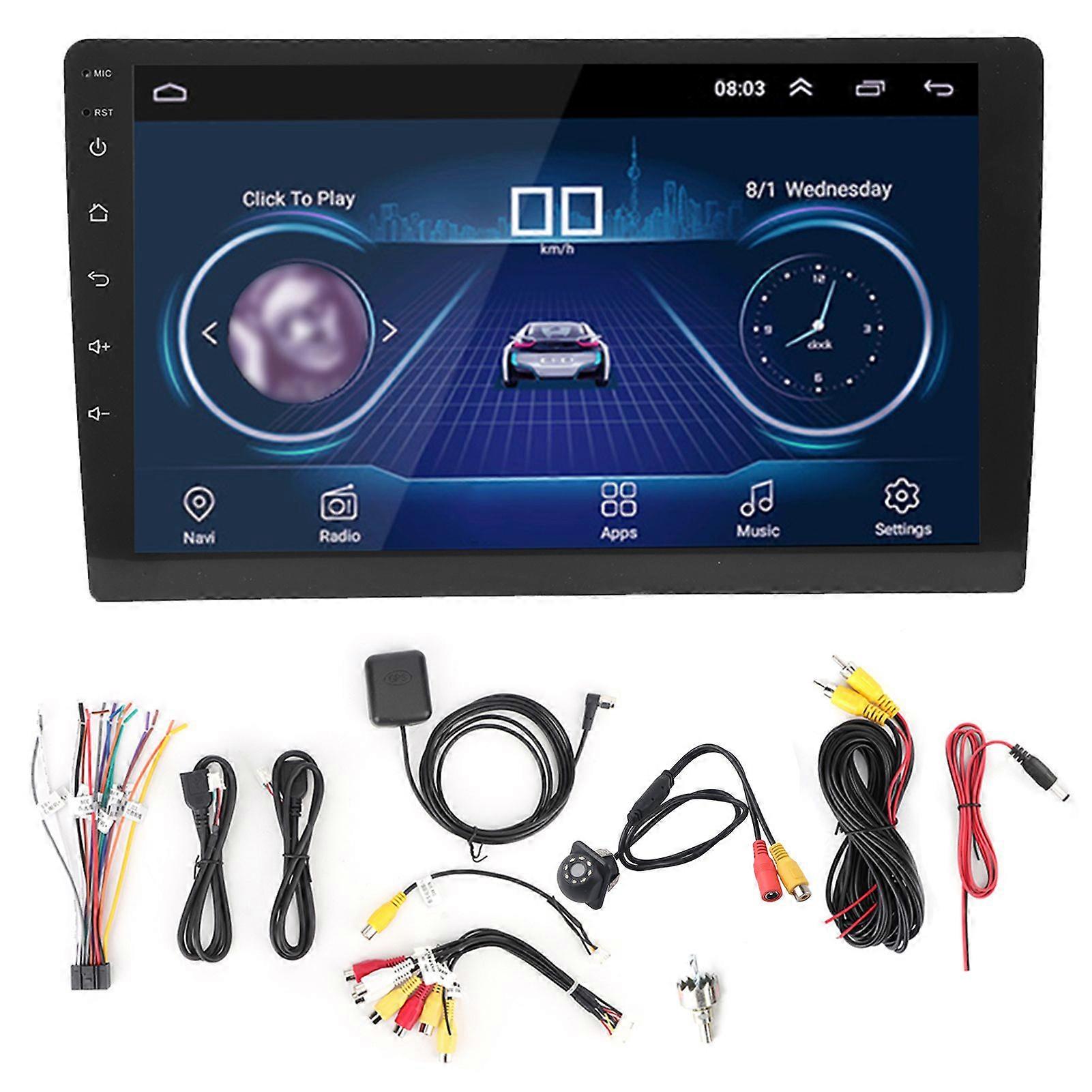 2 din car multimedia player with 9 inch display and Bluetooth