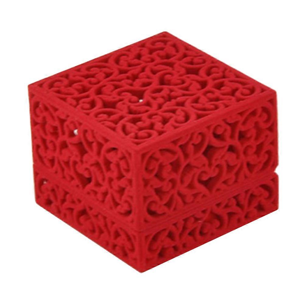 Worgeous Bearer هدية مربع 1 مجموعة نعتز بالمجوهرات عروس السفر