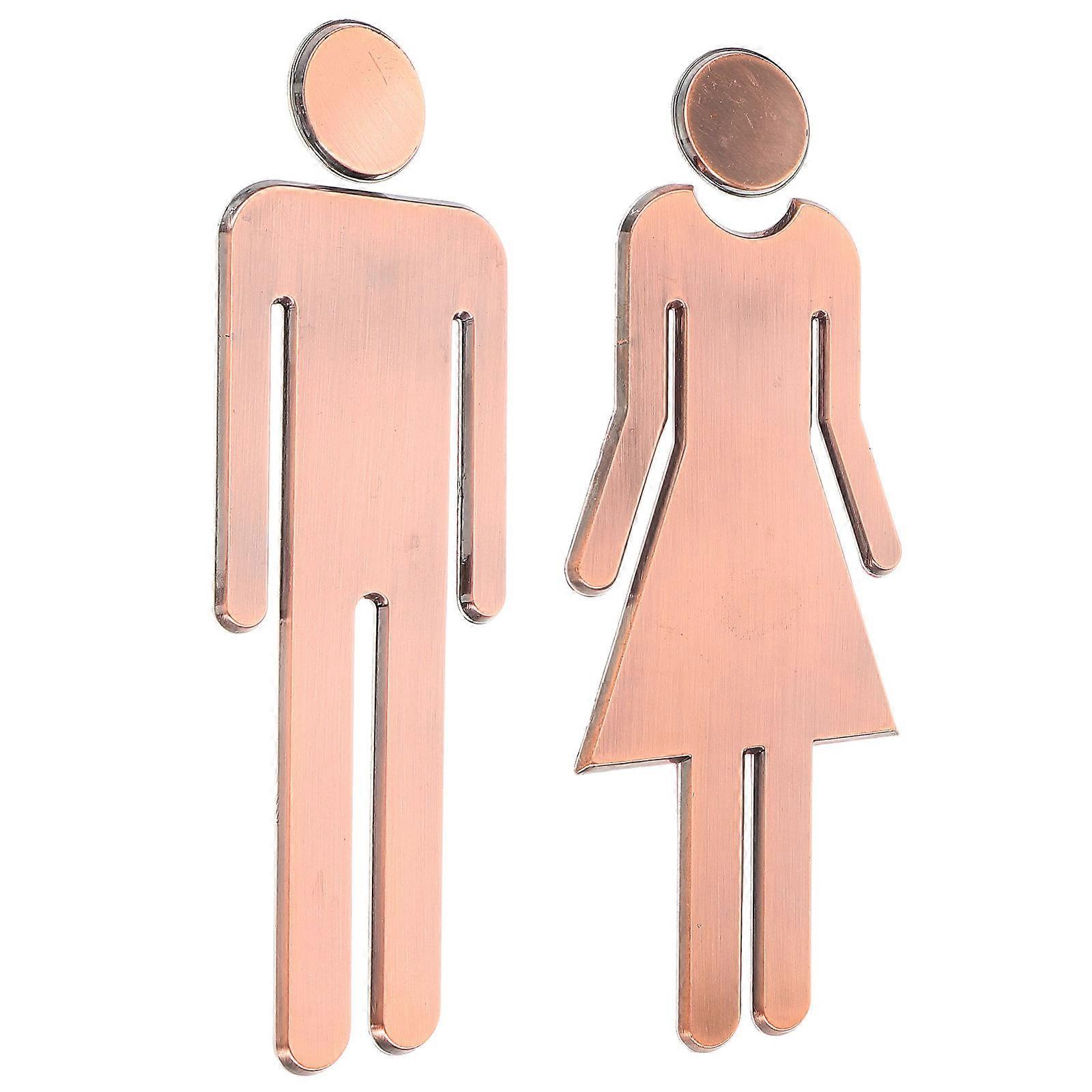 Modern Bathroom Sign, Combining Functionality with Sleek Design for All Spaces