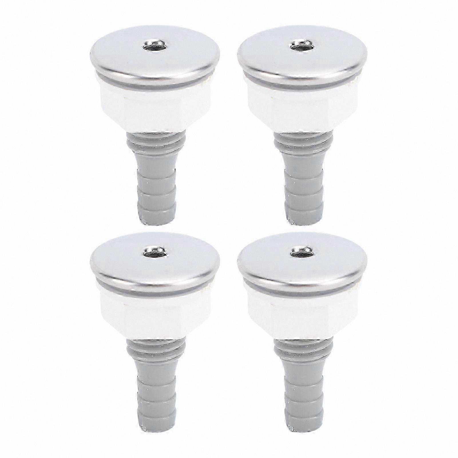 4-Pack PVC Bubble Jet Nozzles for Spa and Pool Bath Accessories