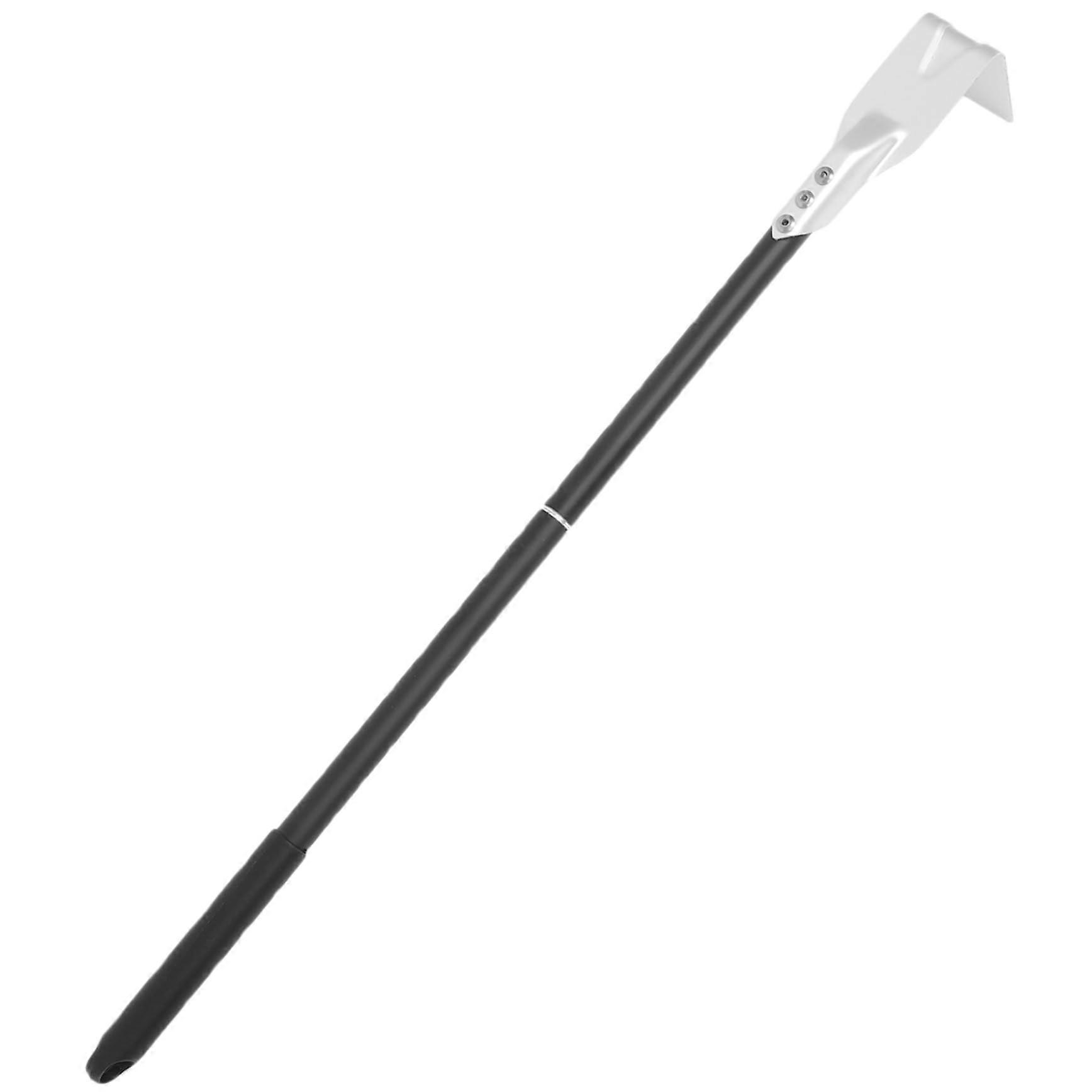 Grill cleaning tool with detachable handle, coal scraper for pizza oven and grill, for easy cleaning of fire pits and ash rakes.