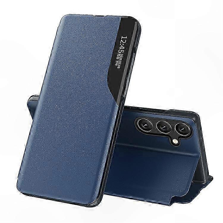 Full Protection Leather Case with View Window for Galaxy A16 5G Phone Cover