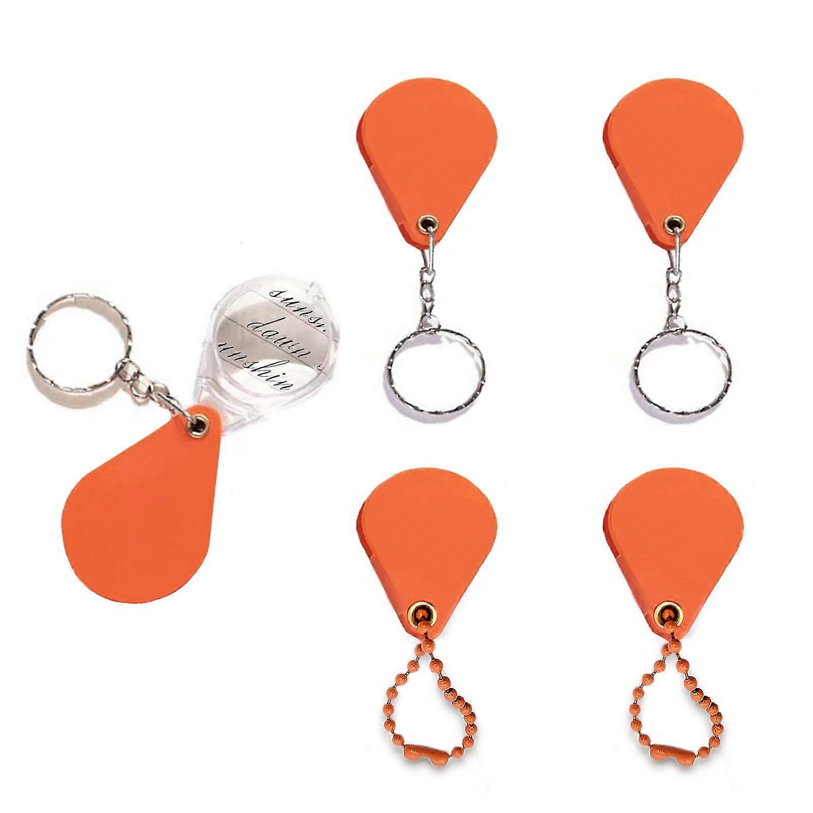 Mini Magnifying Glass, Pack of 3, Foldable Reading Magnifier, 10x Small Magnifier