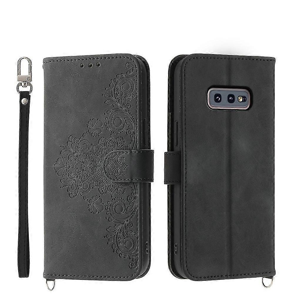 Embossed Leather Phone Case For Samsung Galaxy S10e