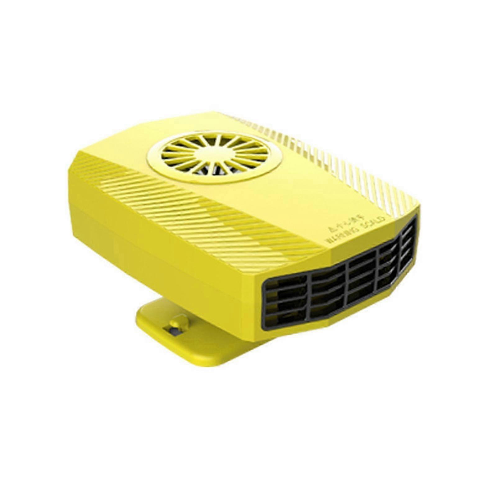 Ventilatore del riscaldatore dell'auto, antiappannatore del parabrezza portatile da 12 V, riscaldatore per auto con ventole di riscaldamento e raffreddamento rapide, base rotante a 360 gradi