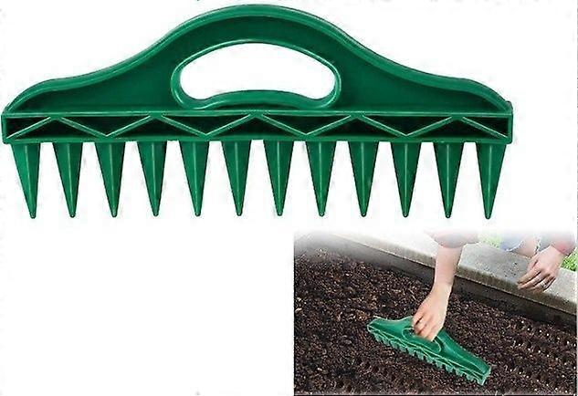 A soil rapid hole-punching tool for horticultural seed spacing