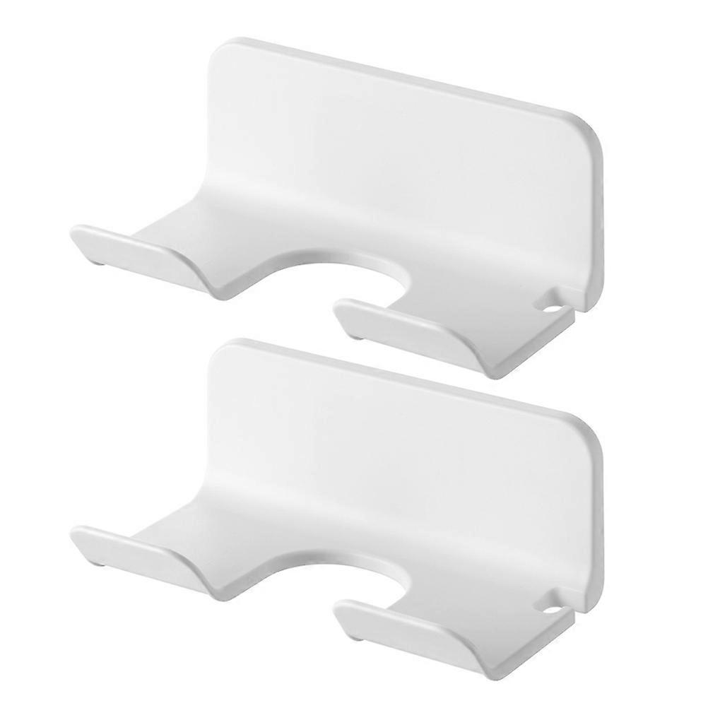 Hair Dryer Wall Mount Holder Adhesive Hair Tool Organizer with Strong Adhesion and Space Saving Design for Bathroom & Salon Use