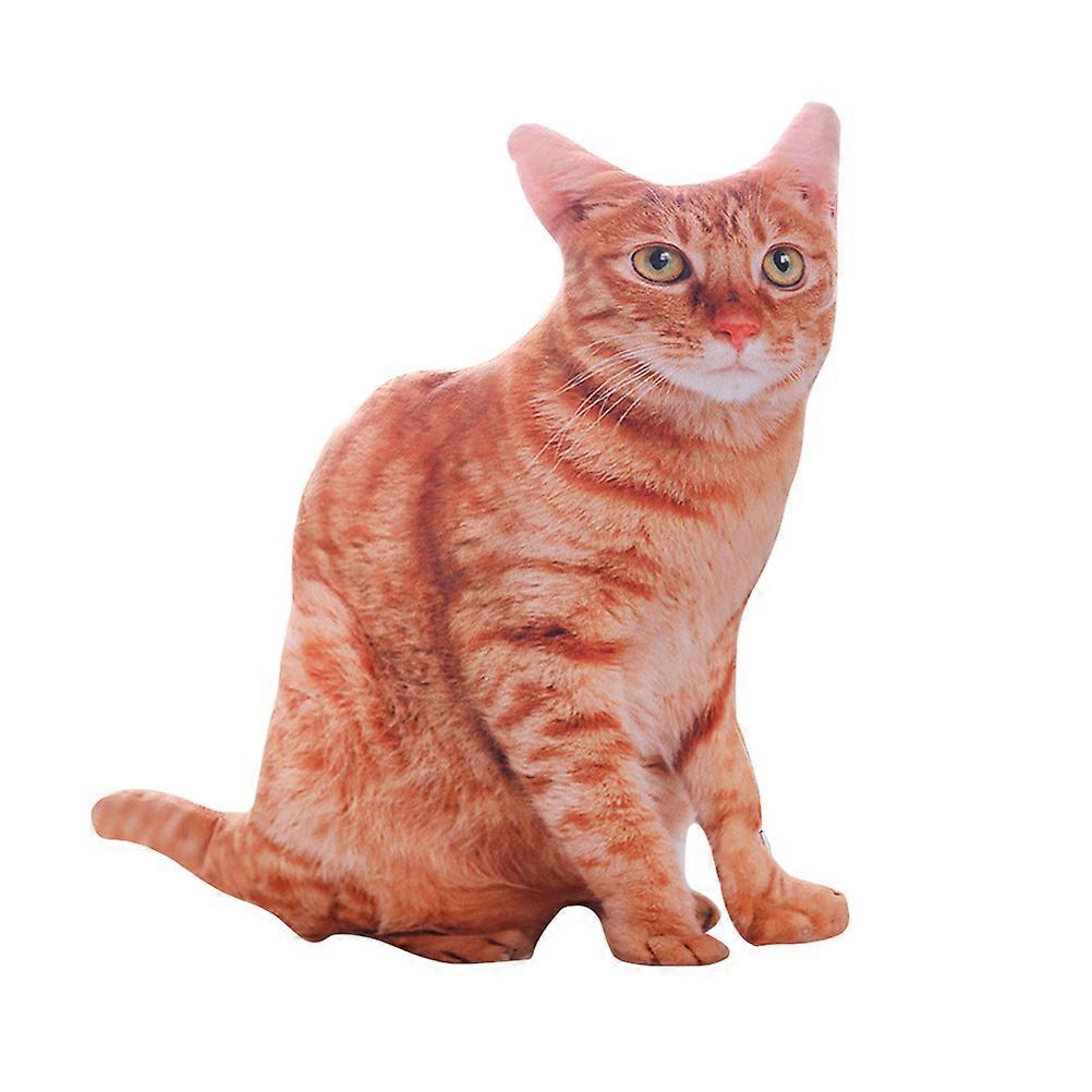 Cat Toys Simulation Cat Pillow Soft Hugging Pillow For Cozy Living Room And Nursery 1PC