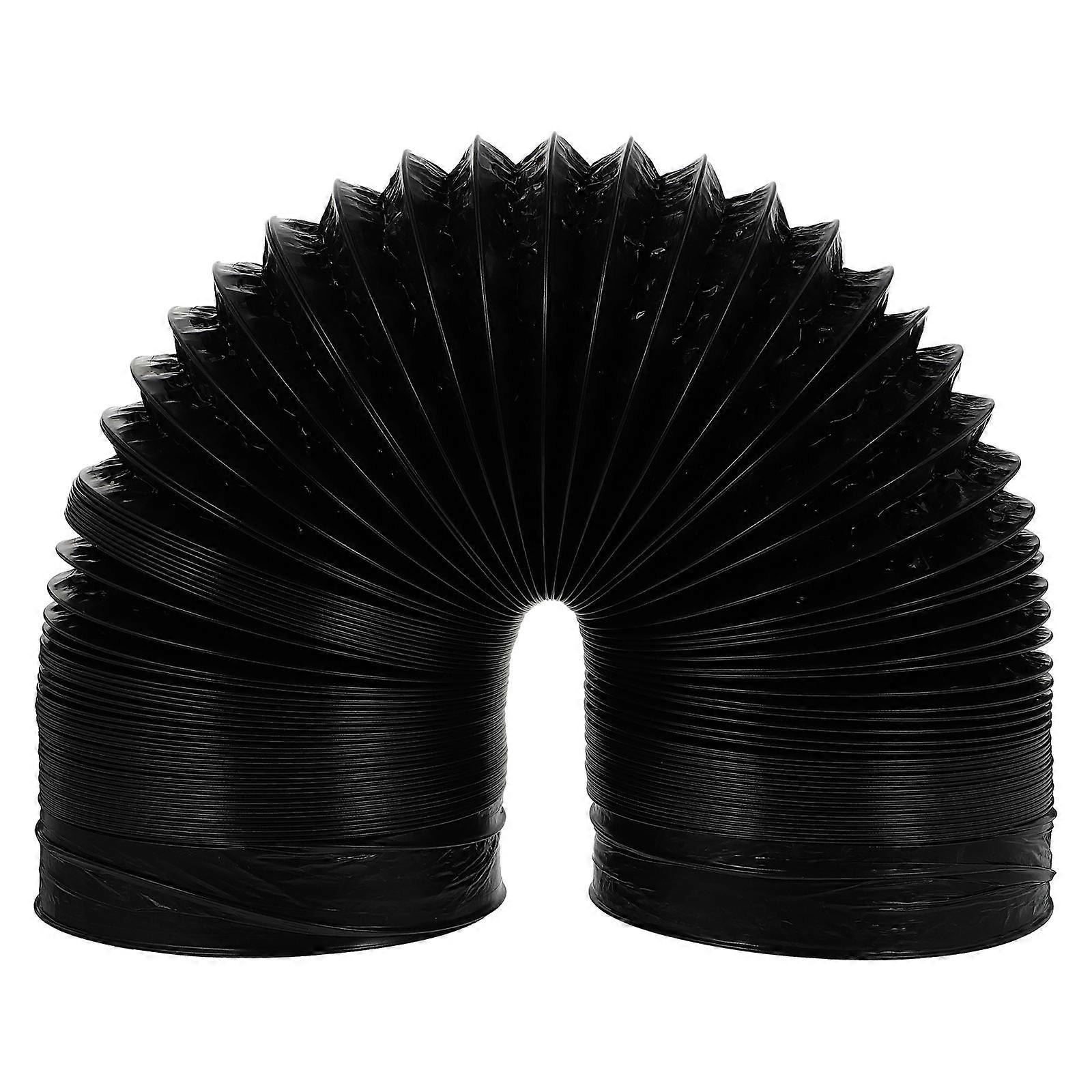 Exhaust Hose 1Pcs Practical Black Flexible Air Duct Hose PVC For Home Use Ventilation Solution For Households