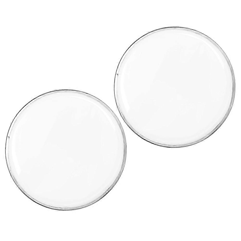 Drum Set Replacement Parts 2Pcs Drum Heads Pack Drum Accessories Small Drum Skin Transparent Resistant To Beat