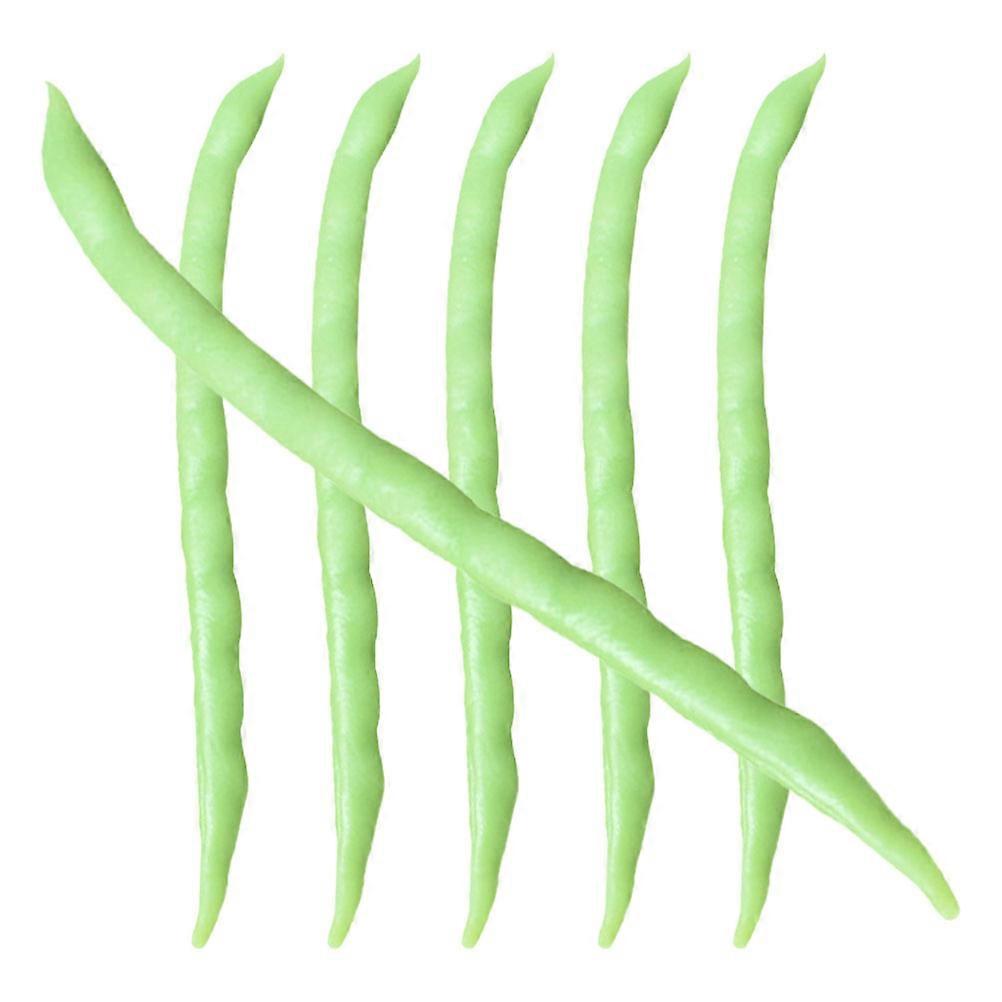 6pcs Simulation Vegetable Food Shop Bean Models Vegetable Photography Props