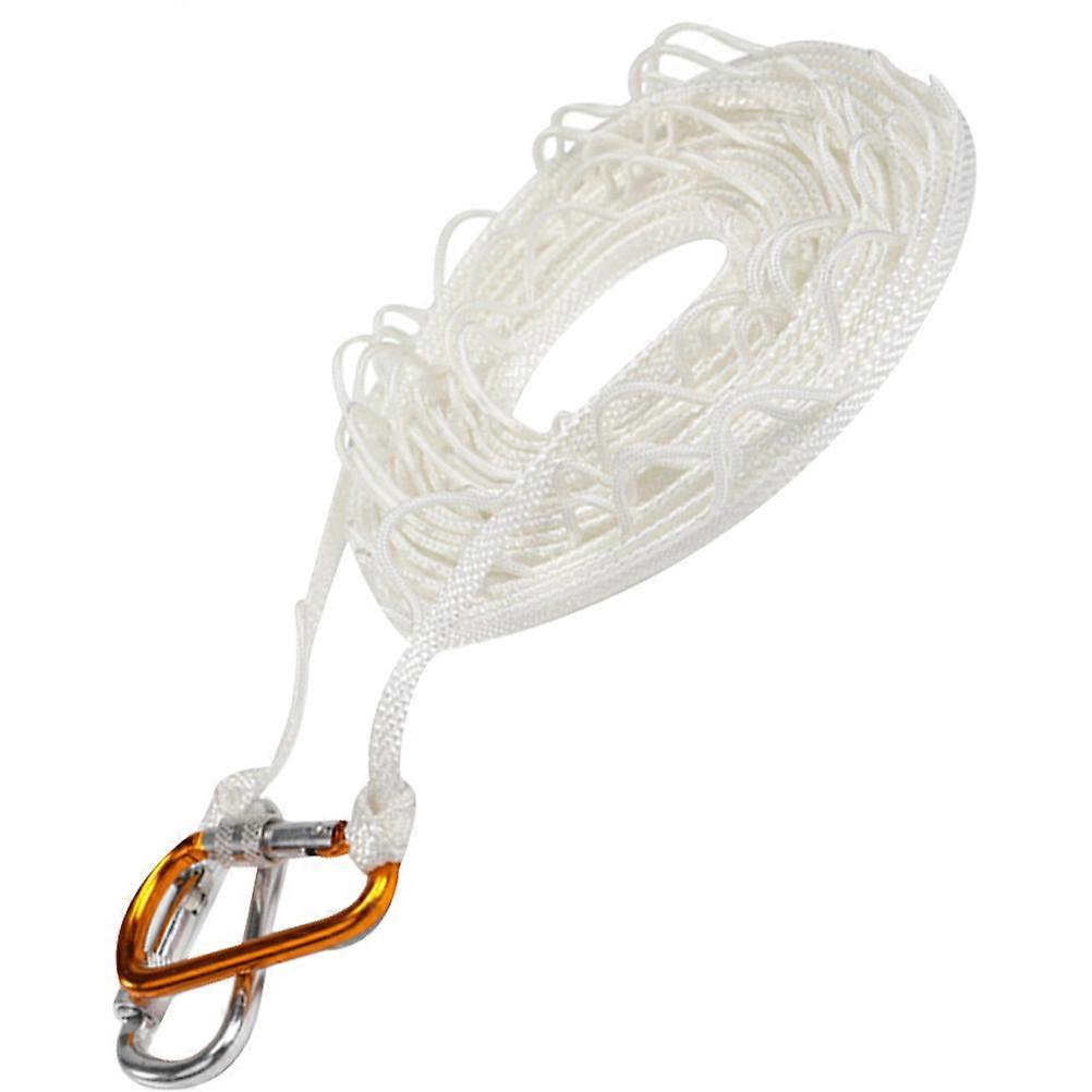 Portable Nylon Clothesline for Fitness Use Lightweight and White 100ft