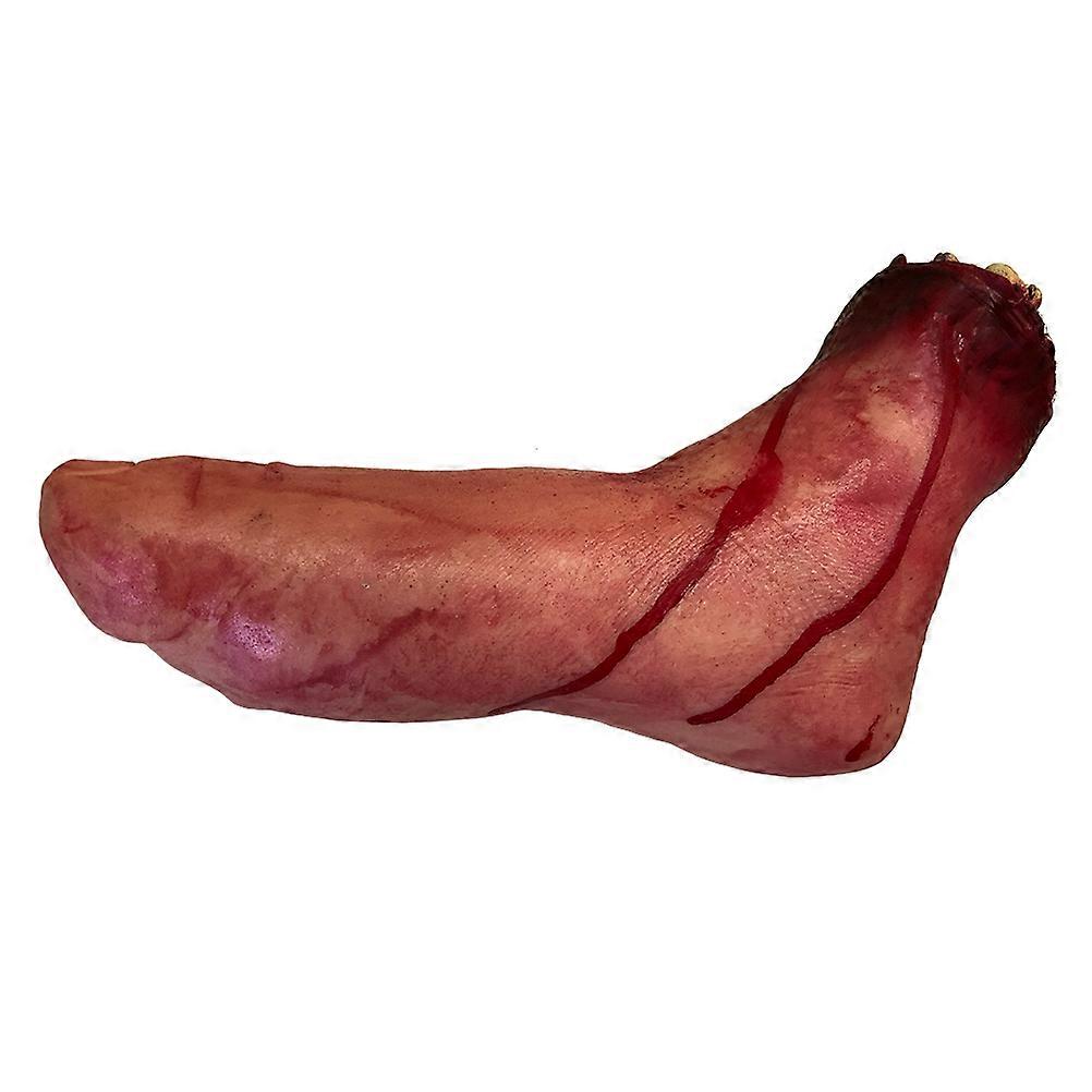 Hyper-Realistic Severed Body Parts Halloween Props Ideal For Scaring Friends 39x20cm Foot Shape 1Pack