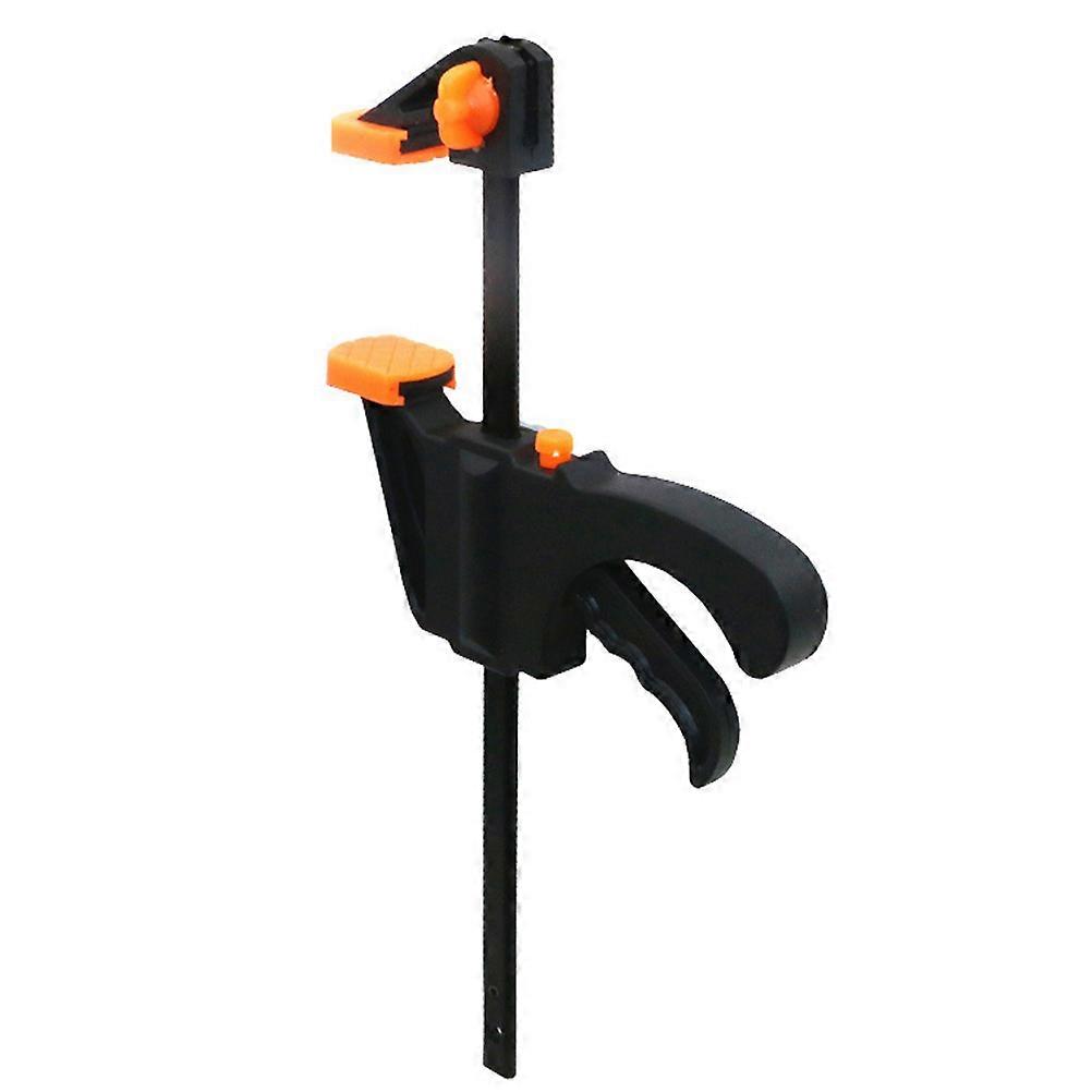 Mini Clamp One-Handed F-Clamps 8-Inch Black for Fastening DIY Projects 1 Set