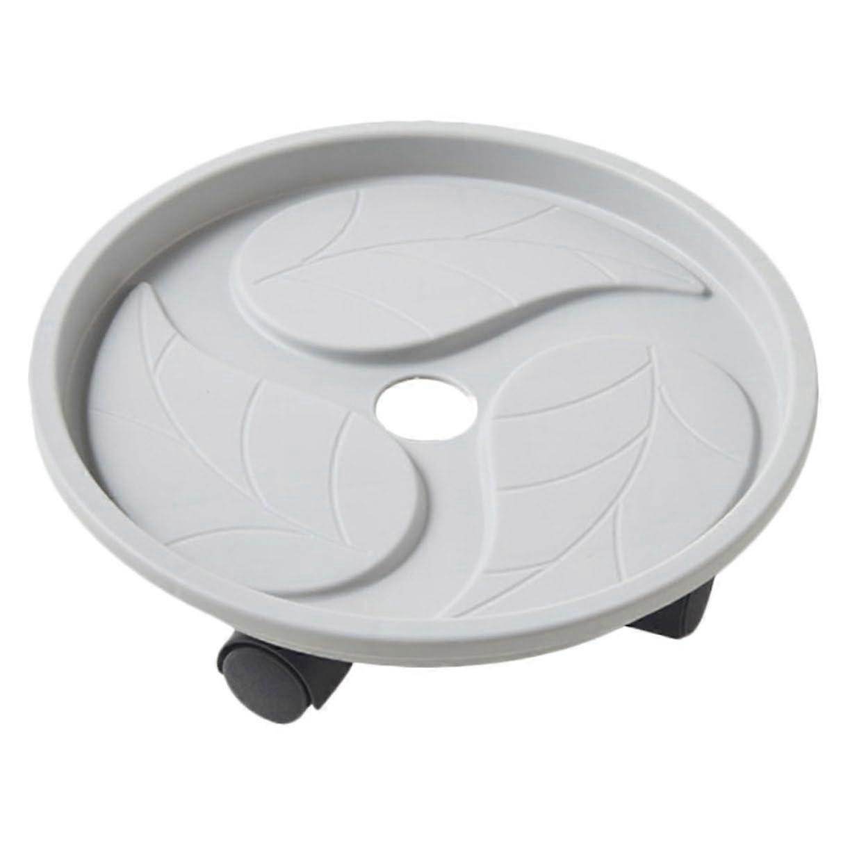 1 piece flower pot saucer with sturdy round plant caster for planters, diameter waterretaining for home and indoor use