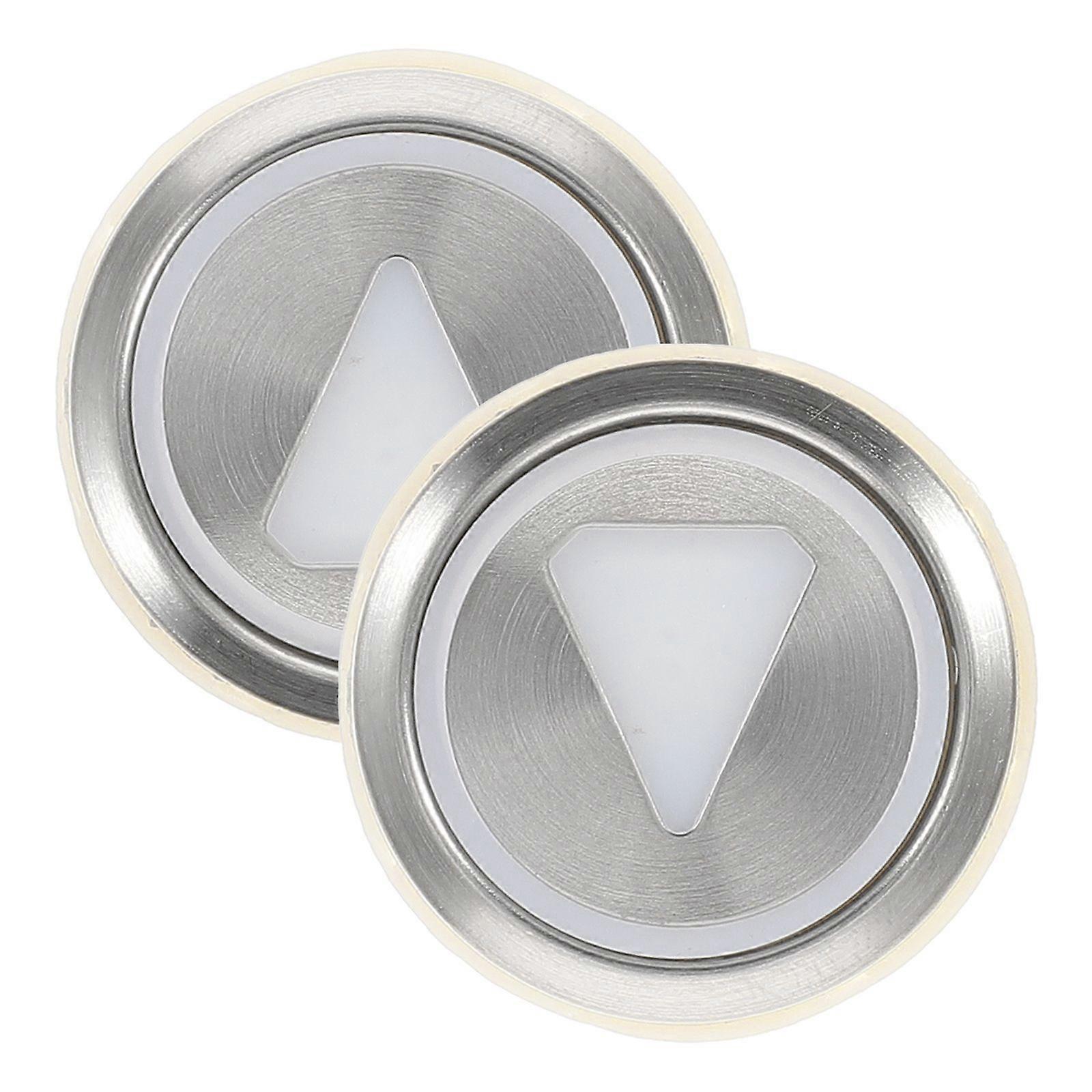 2pcs Elevator Alarm Button Elevator Warning Bell Button Replacement Alarm Button Elevator Spare Part(Mixed Style)