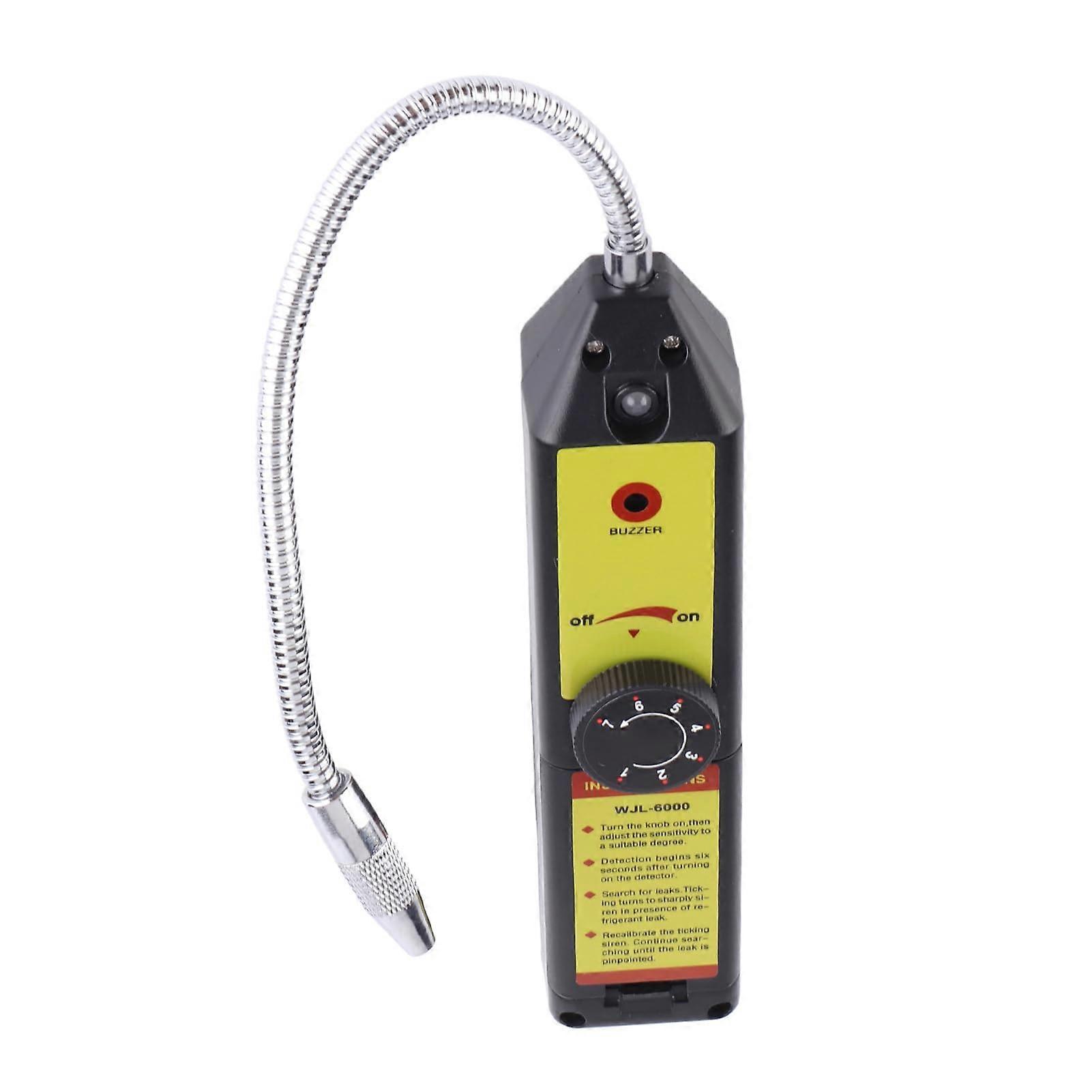 Leak Detector Halogen Gas Sensor for Refrigerants R134a, R410a, R22a - HVAC Freon Leak Tester, Compact R134a/R410a/R22a