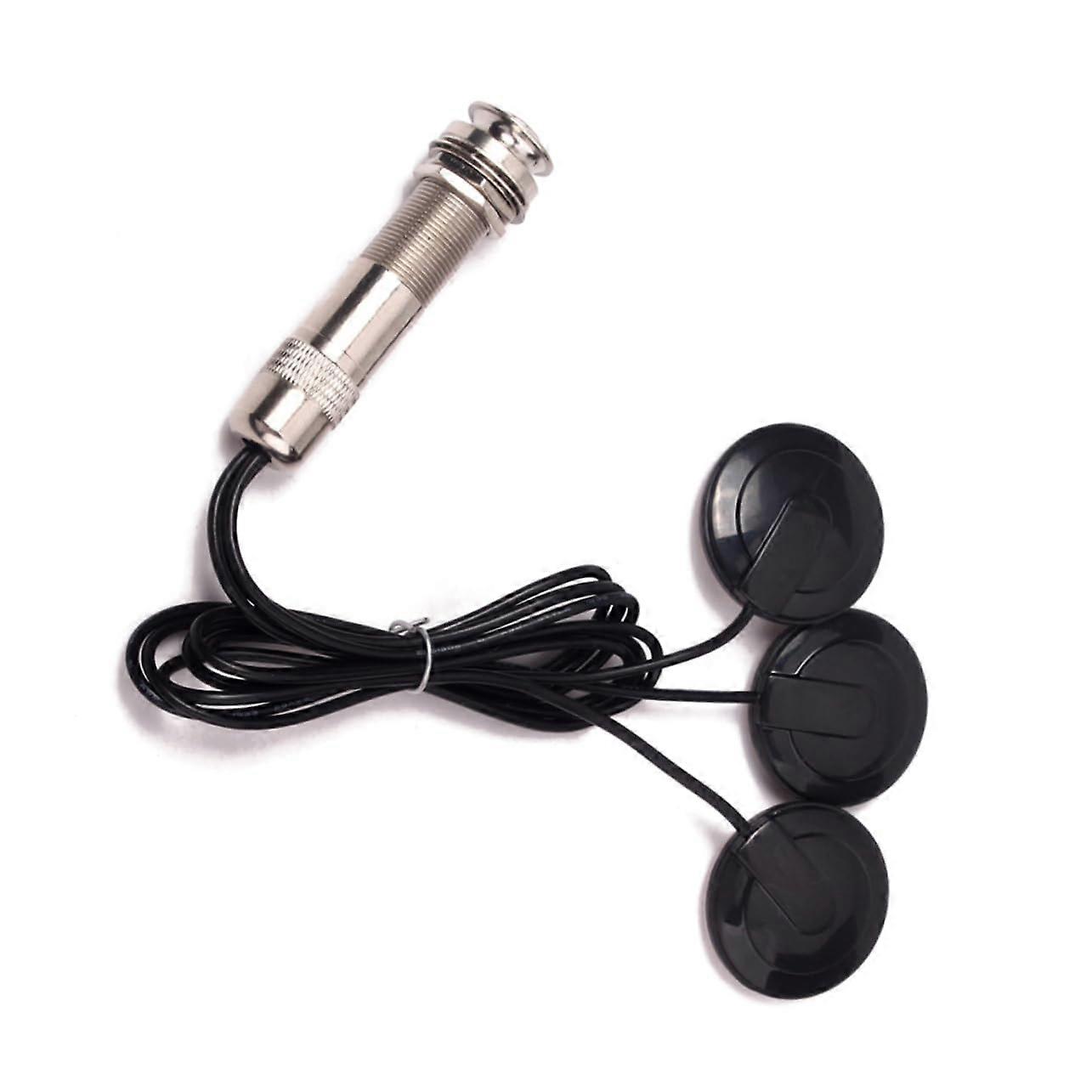 Acoustic Guitar Piezo Pickup with Sensor Plug for Live Performances, Easy to Install, High-Quality Sound