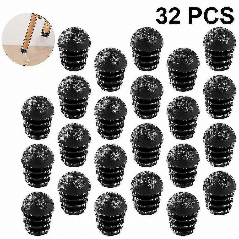 32-Pack Round End Cap Pipe Plugs, Durable Lamr Plugs for Plumbing Projects