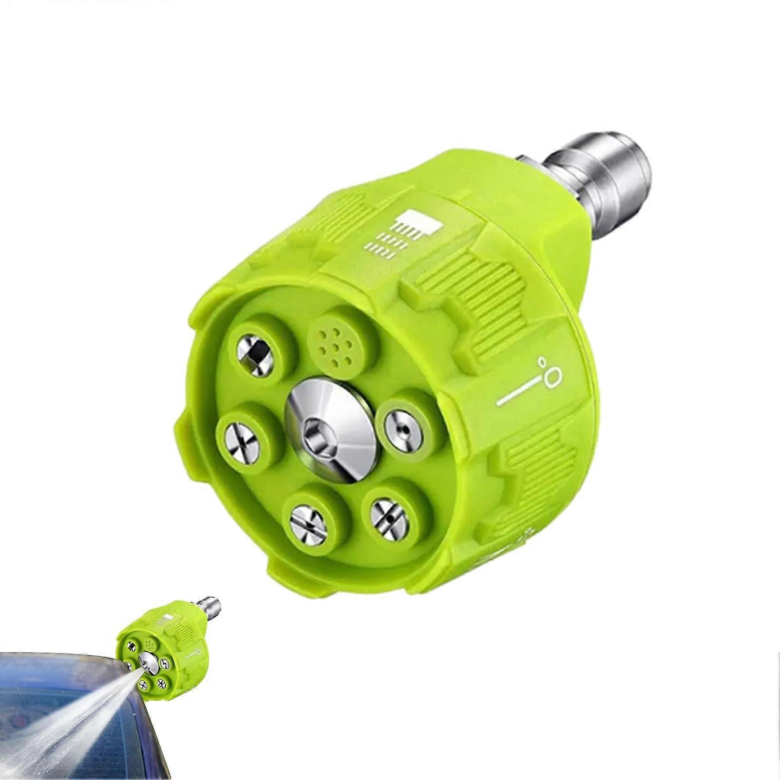Power Washer Nozzle Set Adjustable Spray, 1/4 Inch Quick Connect, Up To 3500 PSI, Efficient Cleaning