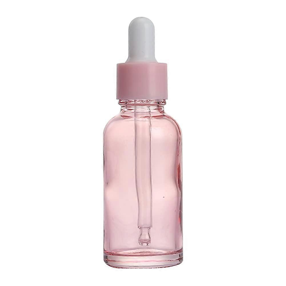 10 ml Pink Glass Bottles with Pipettes Refillable Glass Pipette Dropper Bottles For Essential Oils Aromatherapy