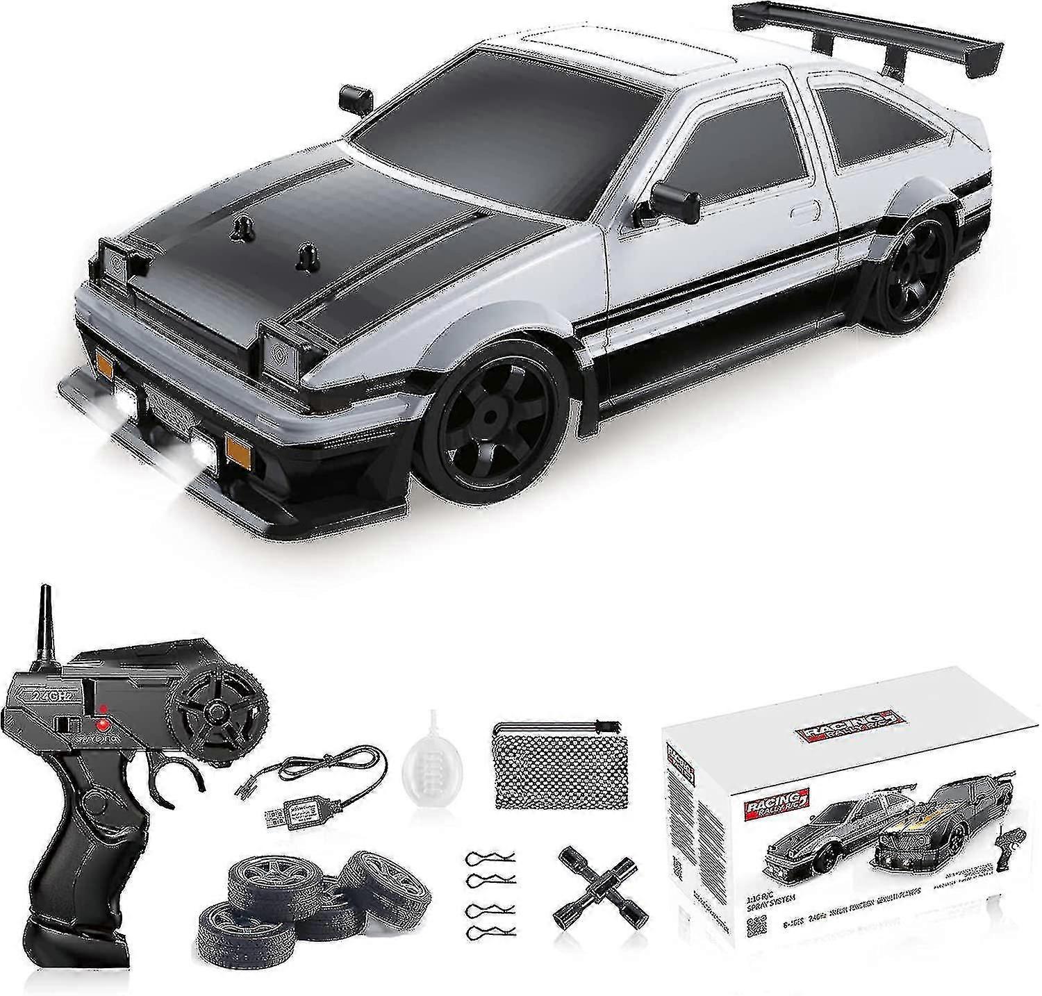 Ae86 1/16 RC Drift Car, υψηλής ταχύτητας, τηλεχειριστήριο, για παιδιά και ενήλικες