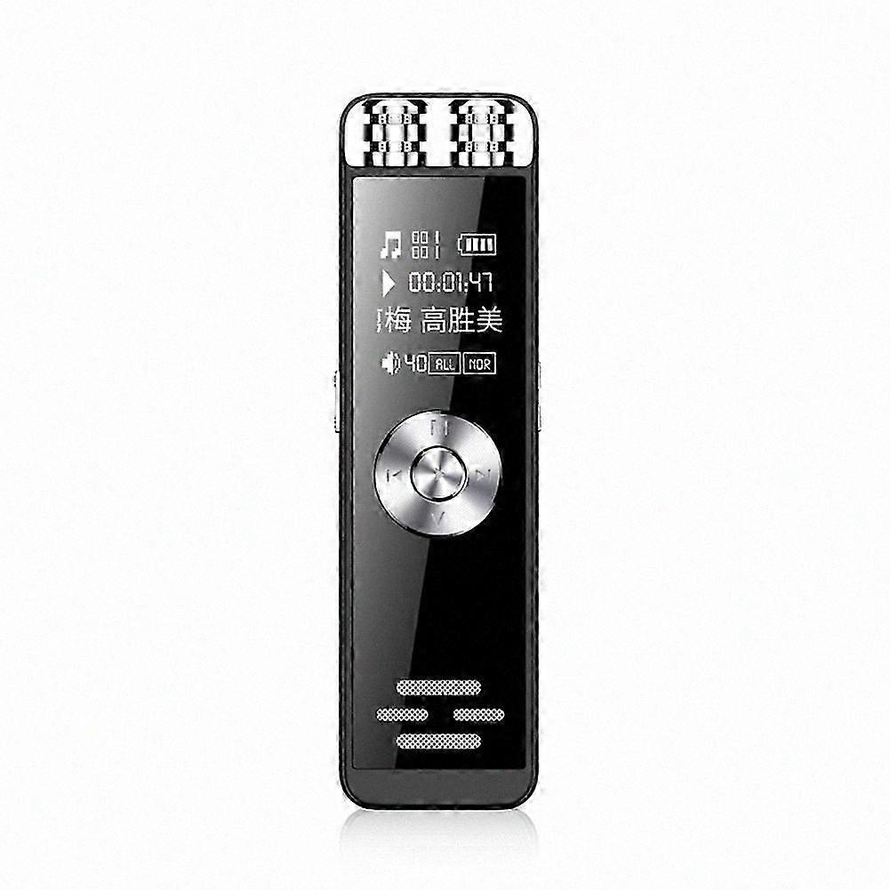 Mini Dual Microphone Digital Voice Recorder Long Battery Life MP3 Player Recorder LongTime Remote Recording Support TF,A