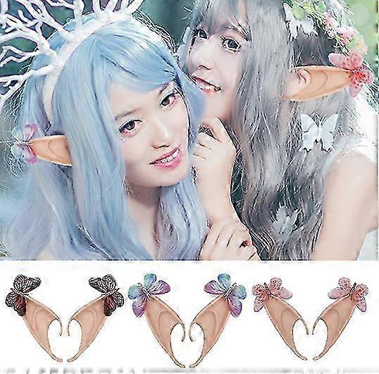 Butterfly Elf Ears,Cosplay Fairy Pixie Elf Ears