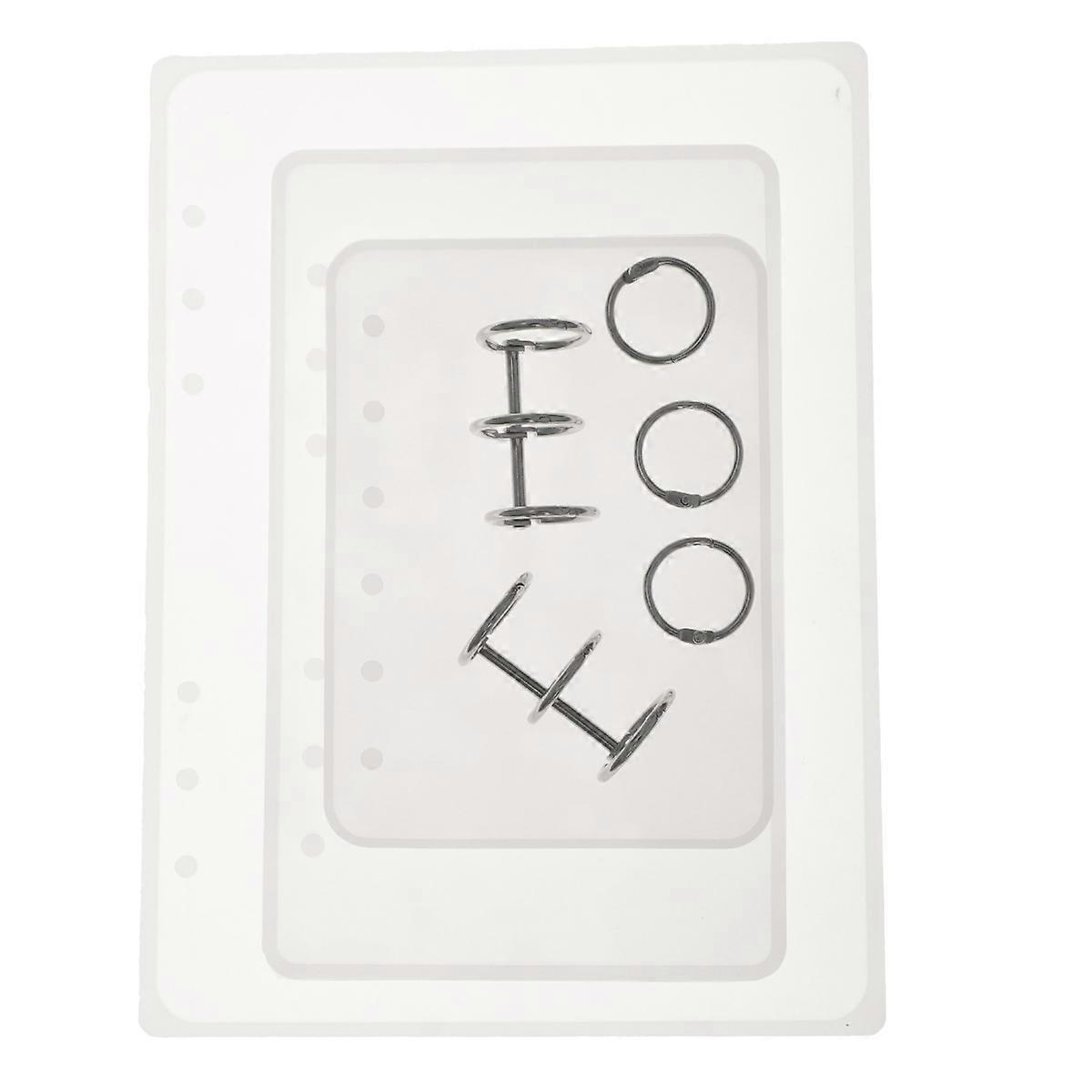 Epoxy Mould Notebook Casting Molds Craft Projects Home Durable Flexible Non-Stick Diy Craft Making 1Set