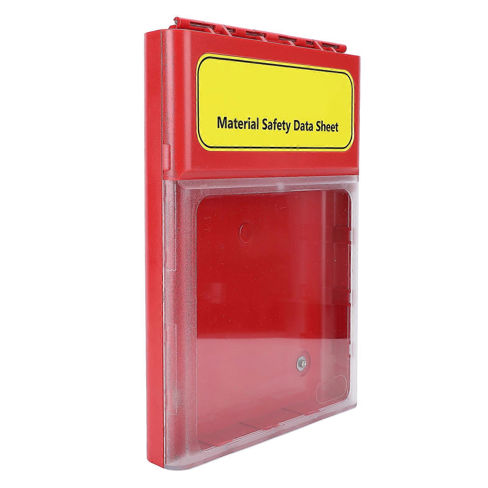 MSDS Visual Box Magnetic Lock Waterproof Protective Storage Cabinet