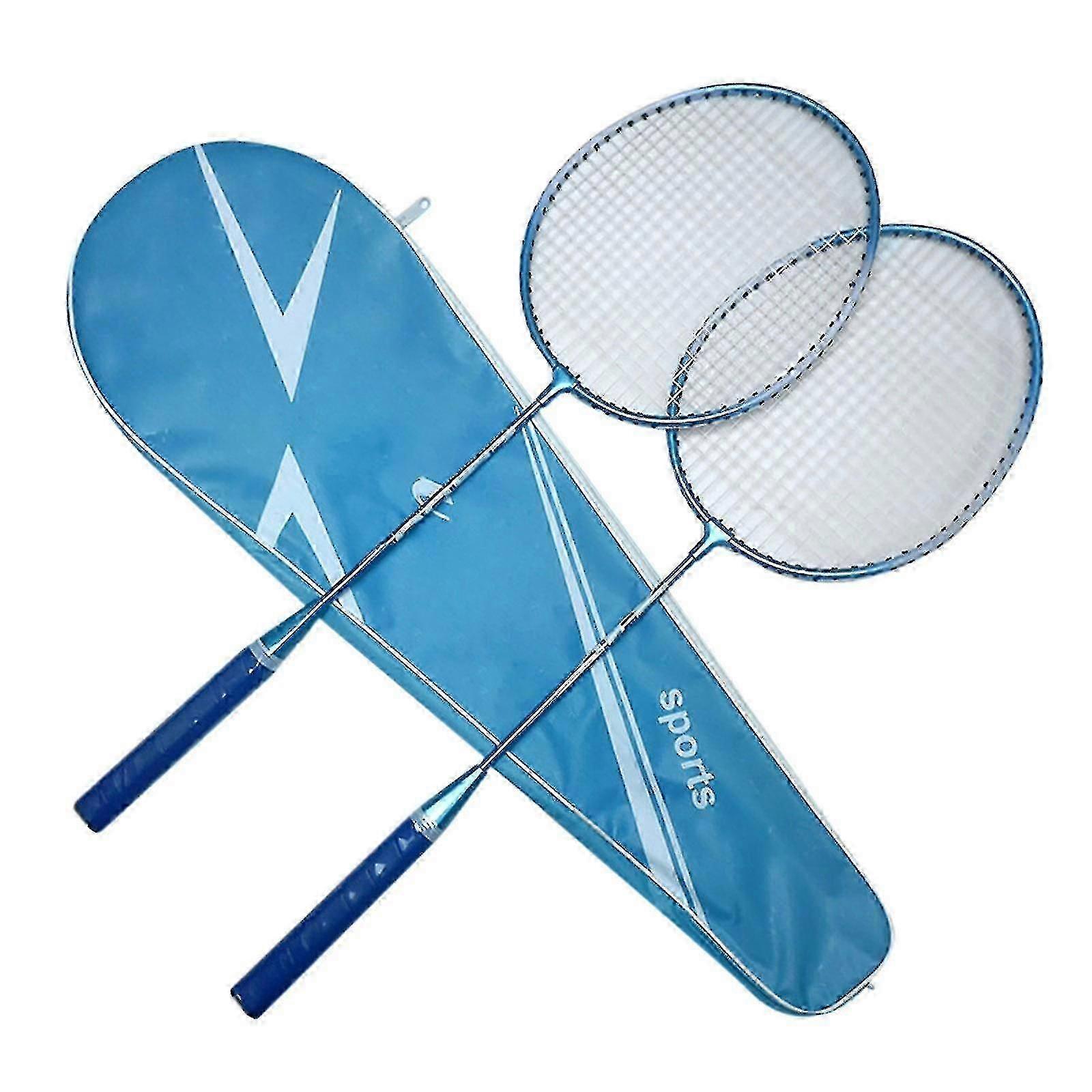2 stuks badmintonrackets en draagtas set badmintonracket set indoor buitensporten
