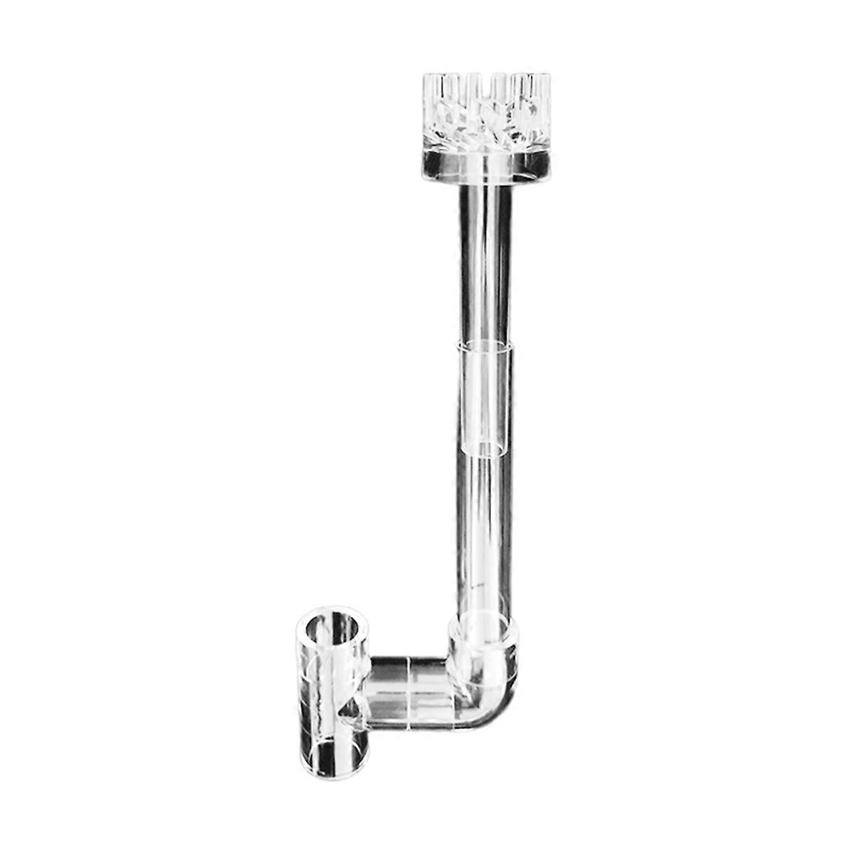 Clear Aquarium Skimmer Pipe Spins Inflow Outflow 20mm