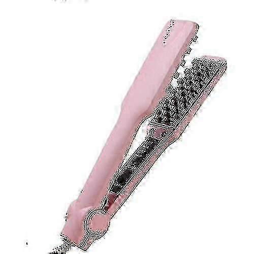 Ceramic Volumizing Hair Iron Straightener and Crimper for Creating Fluffy, Textured Curls and Styles