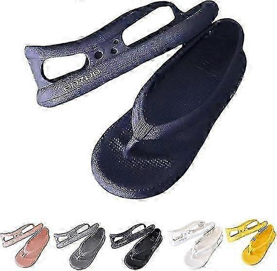 Bazuo Flip Flops Slides for kvinner og menn - Tykke Eva Beach Tøfler for sommerbruk