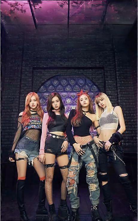 1000/500/300 قطعةصور هدايا لغز غير منتظم كوريا مجموعة فرقة بلاك بينكس ملصقات PTPT 0195