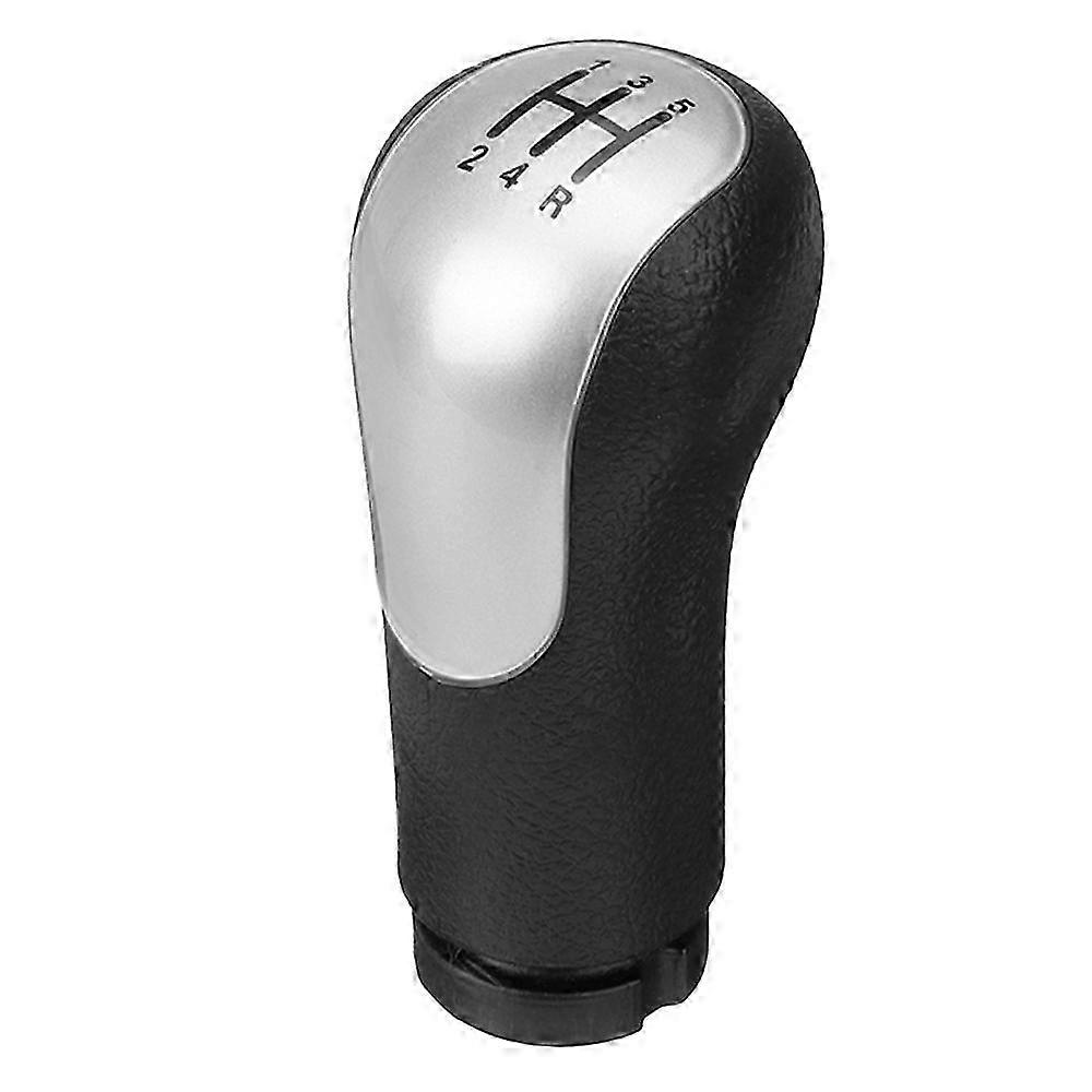 Silver 5 Speed MT Gear Stick Shift Knob for Fiesta/Fusion 2002+
