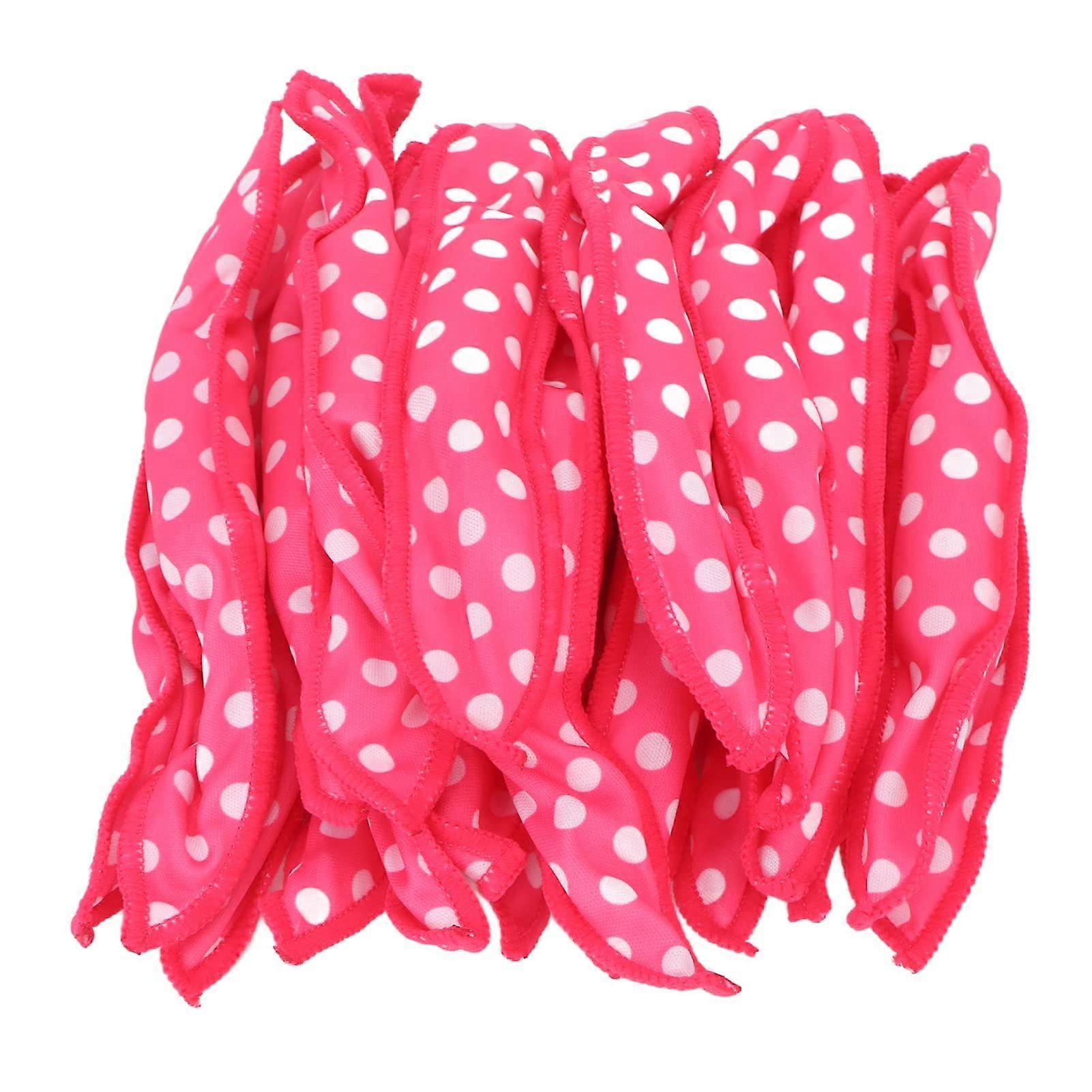 20 Pcs Soft Heatless Hair Curler Sponge Rollers Red for Sleeping DIY Hair Styling Perfect for All Hair Types