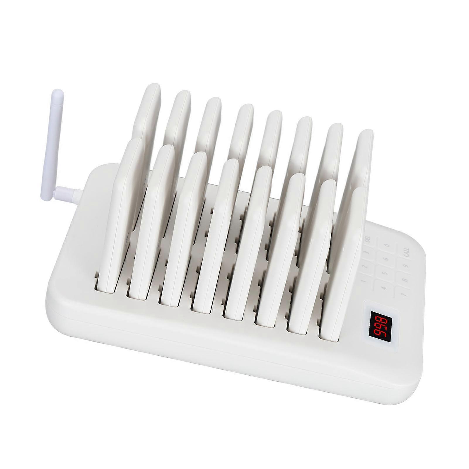 Wireless Restaurant Pager System 16 Pagers with Keypad Transmitter AU Plug