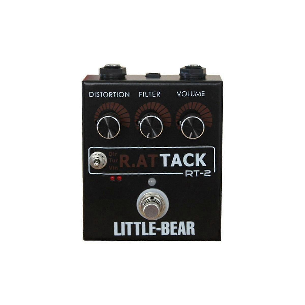 3-Speed Guitar Bass Distortion Effects Effects Monoblock Effects Fuzzy Pedal LED RAT Multi-Function
