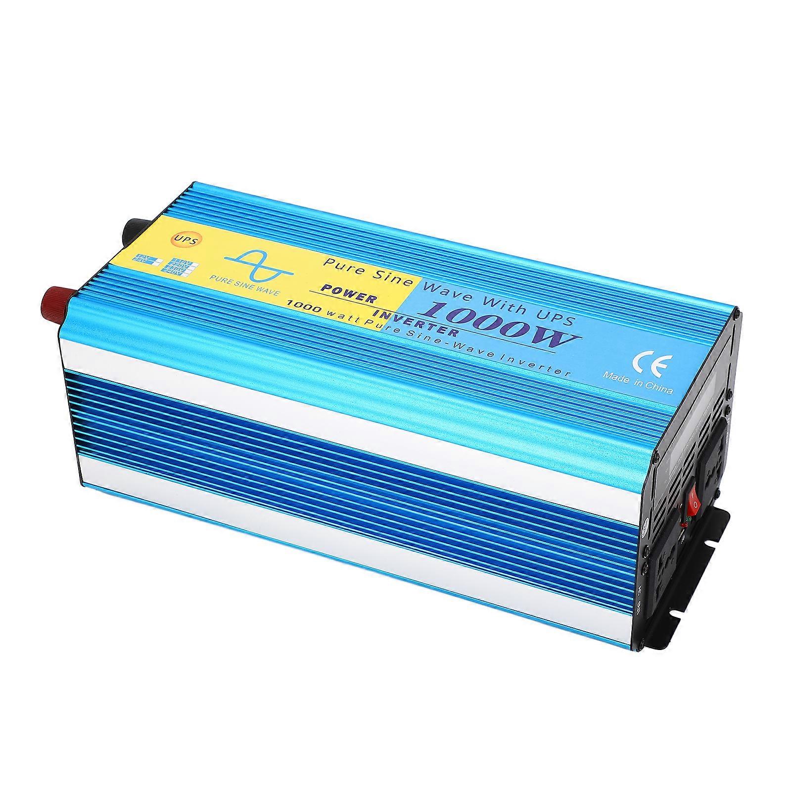 1000W DC24V to AC230V Pure Sine Wave Inverter with LED Display & USB